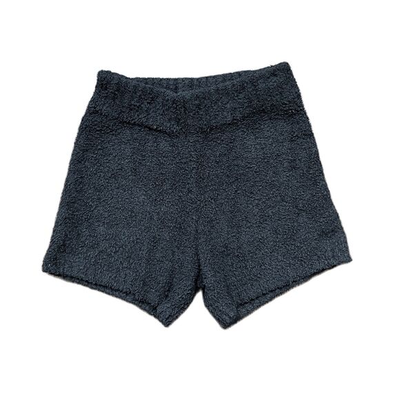 SKIMS Black Soft Teddy Lounge Shorts Women's Size Small/Medium - Picture 2 of 8